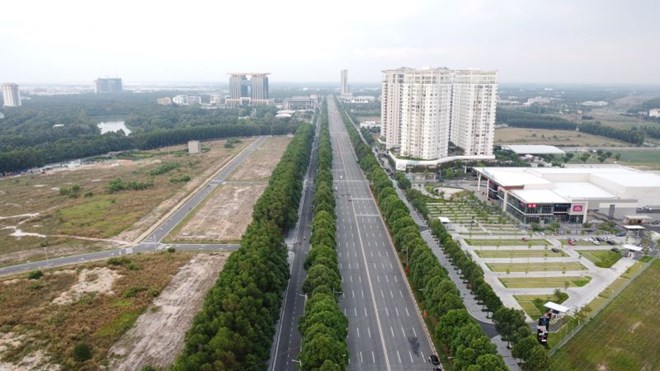 Khu trung tâm thành phố mới Bình Dương, trong tương sẽ là vùng trung tâm phát triển công nghiệp vi mạch bán dẫn của tỉnh.